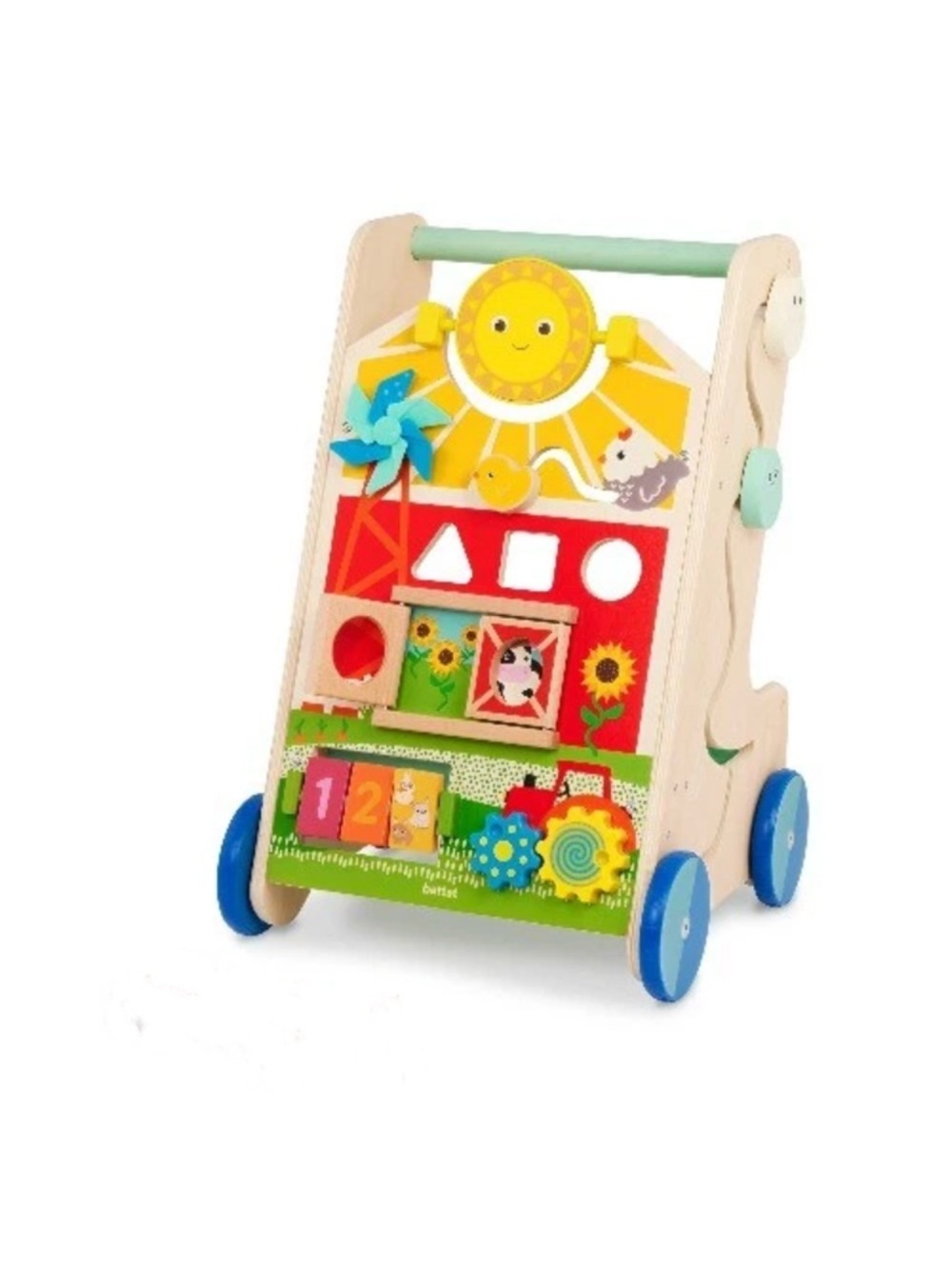 Battat Farm Footsteps Wooden Activity Walker
